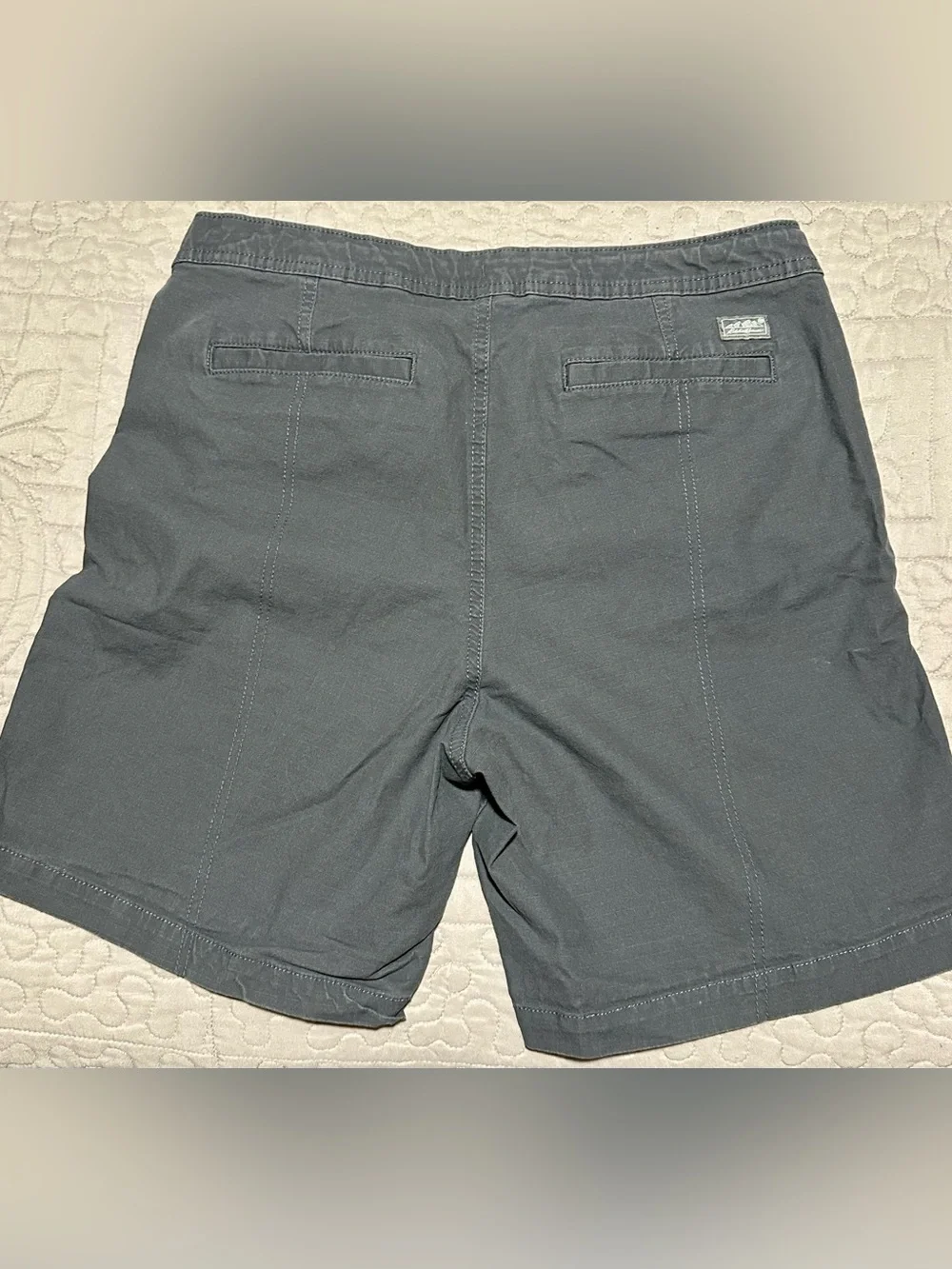 Eddie Bauer Charcoal Gray Drawstring Hybrid Shorts